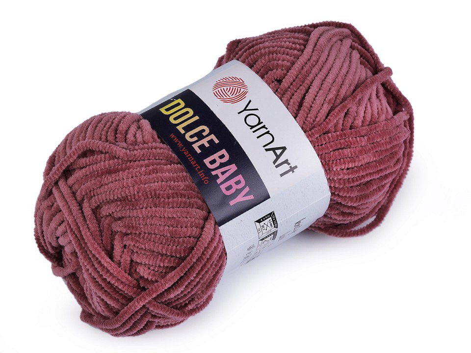 Pletacia ženilková priadza YarnArt Dolce Baby 50g