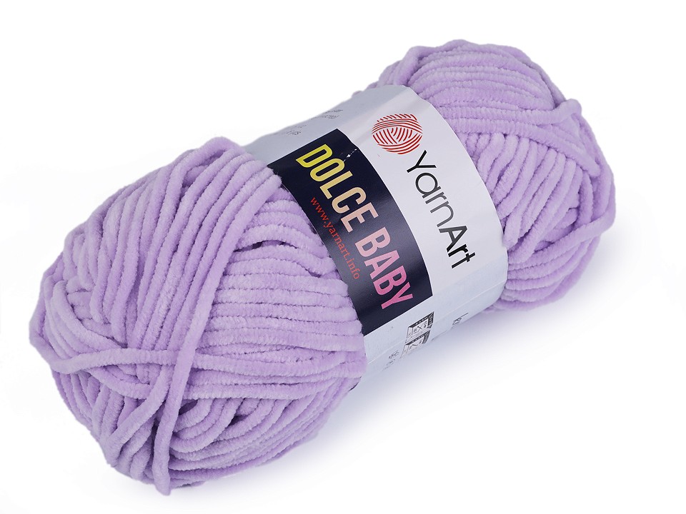 Pletacia ženilková priadza YarnArt Dolce Baby 50g