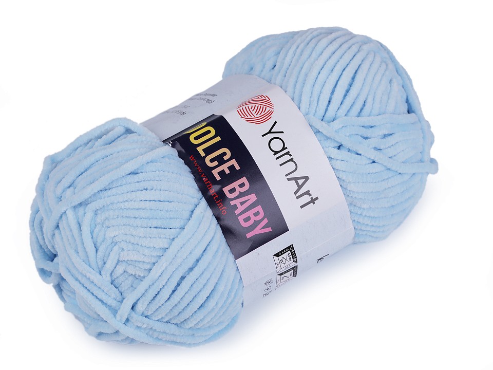 Pletacia ženilková priadza YarnArt Dolce Baby 50g