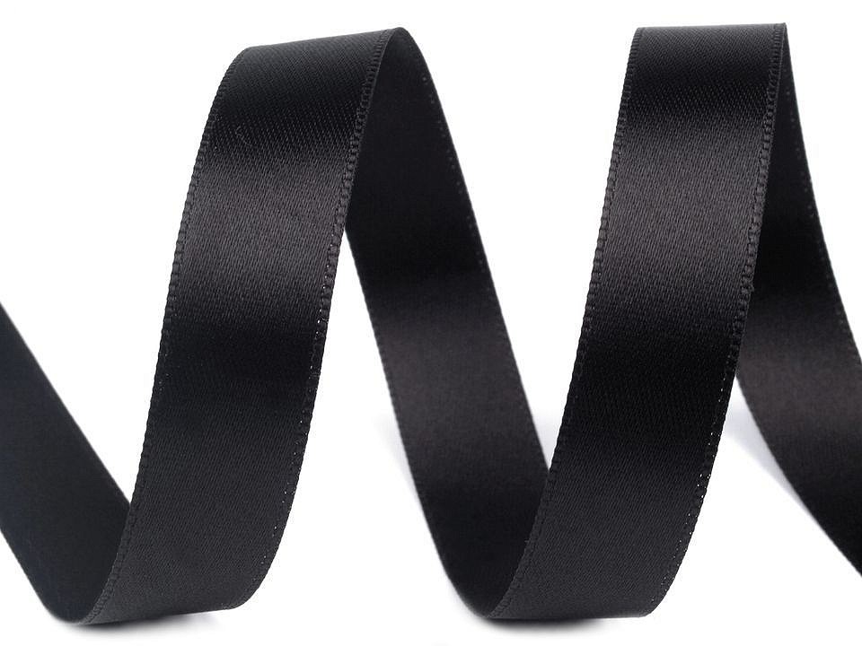 Atlasová stuha obojlíca zväzky po 5 m šírka 15 mm - 5 m