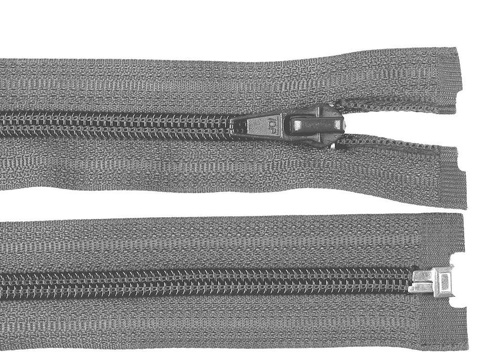 Zips špirálový 5mm,deliteľný, 50cm / bundový/ - 1 ks