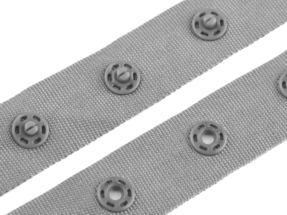 Zapínanie na body šírka 18mm metráž - 1 m