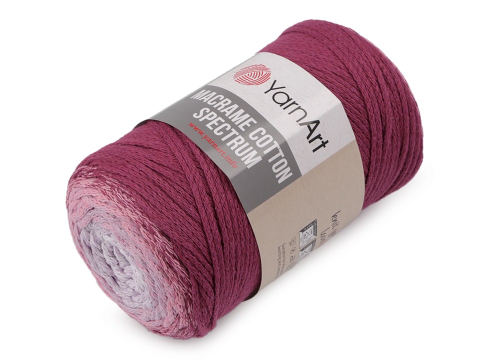 Pletacia priadza YarnArt Macrame Cotton Spectrum 250g