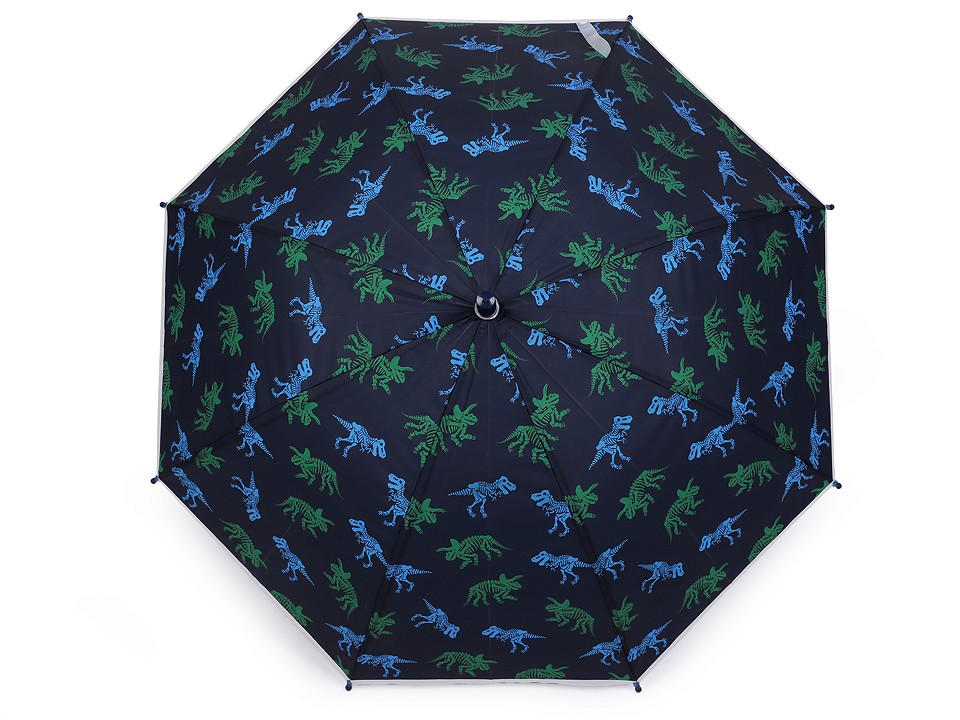 Detský vystreľovací dáždnik s píšťalkou vesmír, dinosaurus - 1 ks