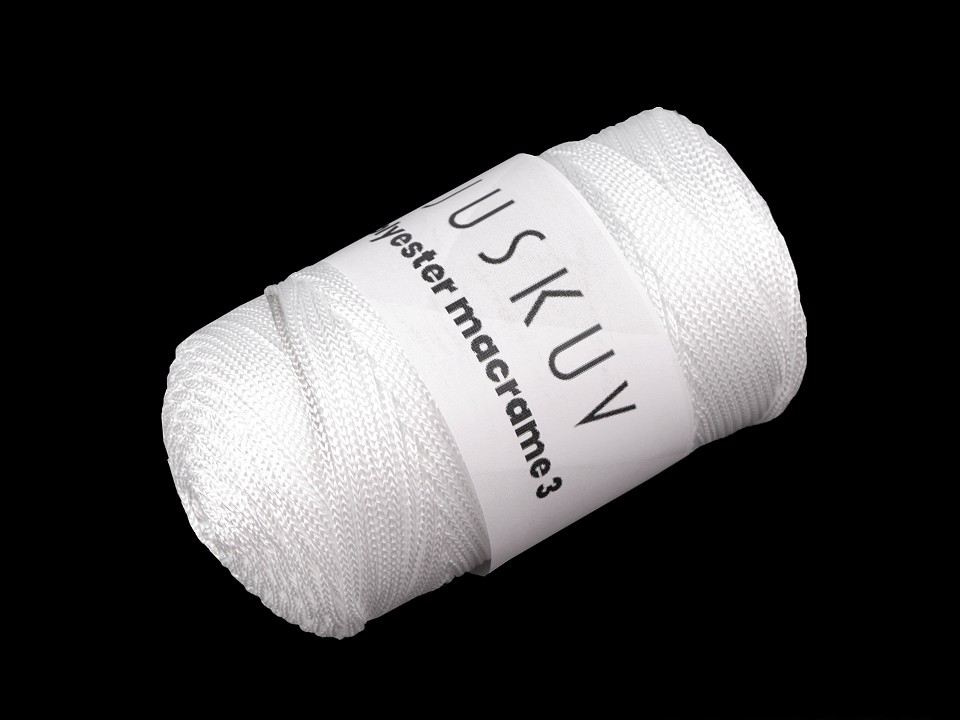 Pletacia priadza Juskuv PES macramé 3; 100 g