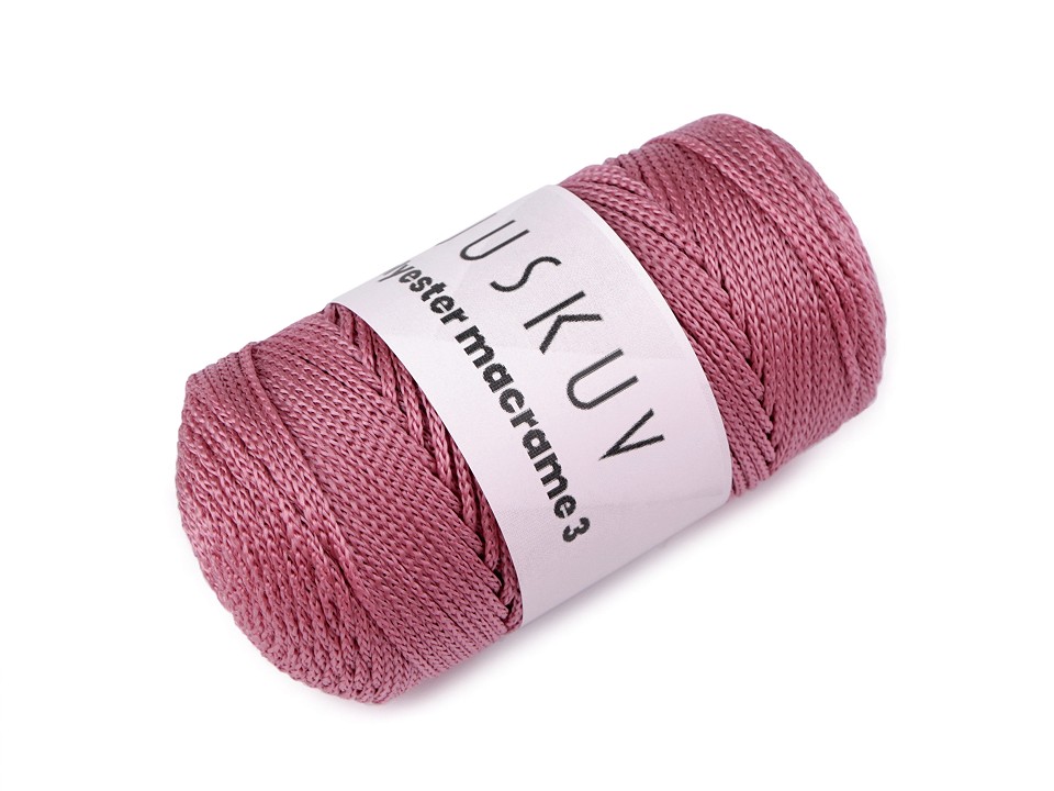 Pletacia priadza Juskuv PES macramé 3; 100 g
