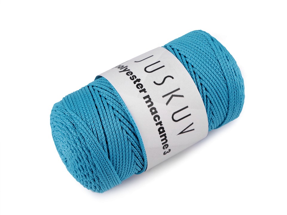 Pletacia priadza Juskuv PES macramé 3; 100 g