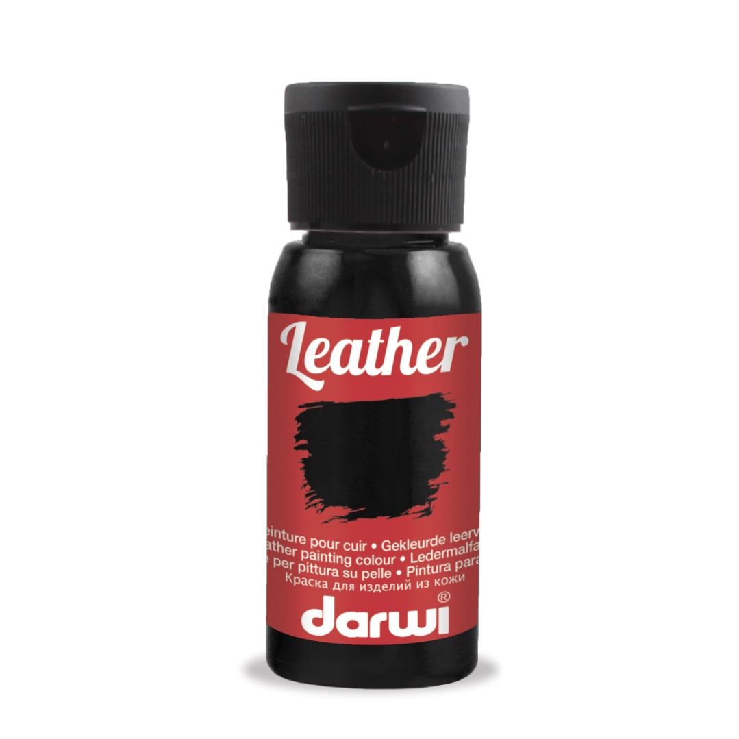 DARWI Leather farba na kožu 50ml čierna