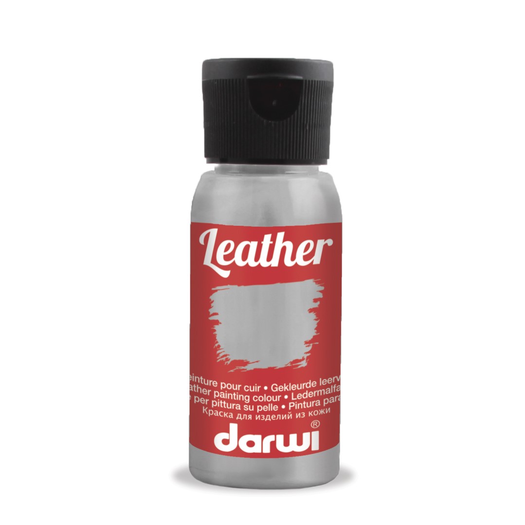 DARWI LEATHER farba na kožu 50ml, studená šedá