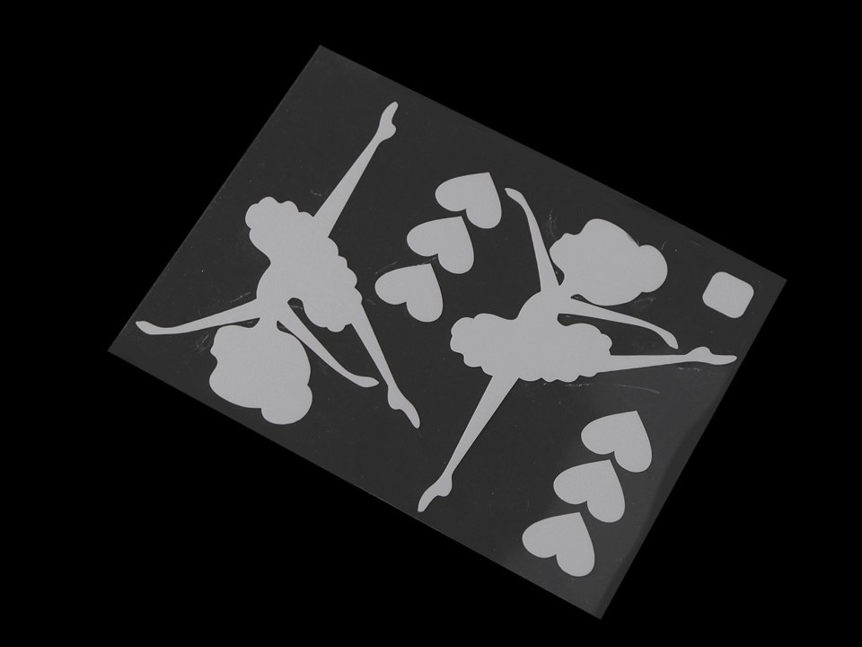 Svietiaca nažehlovačka baletka 9,5x12,5 cm - 1sáčok
