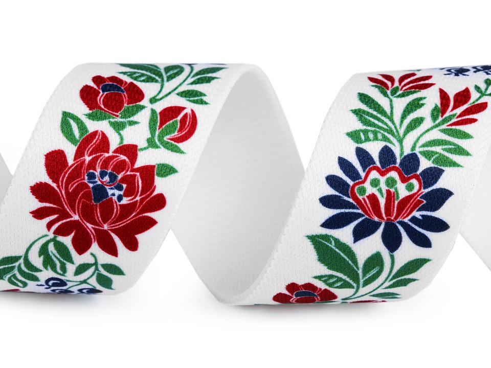 Gumička folklór šírka 40 mm - 1 m