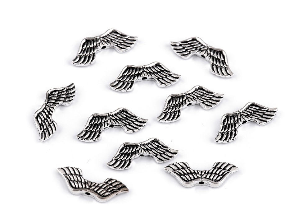 Ozdobný diel krídla 8x21 mm - 10ks