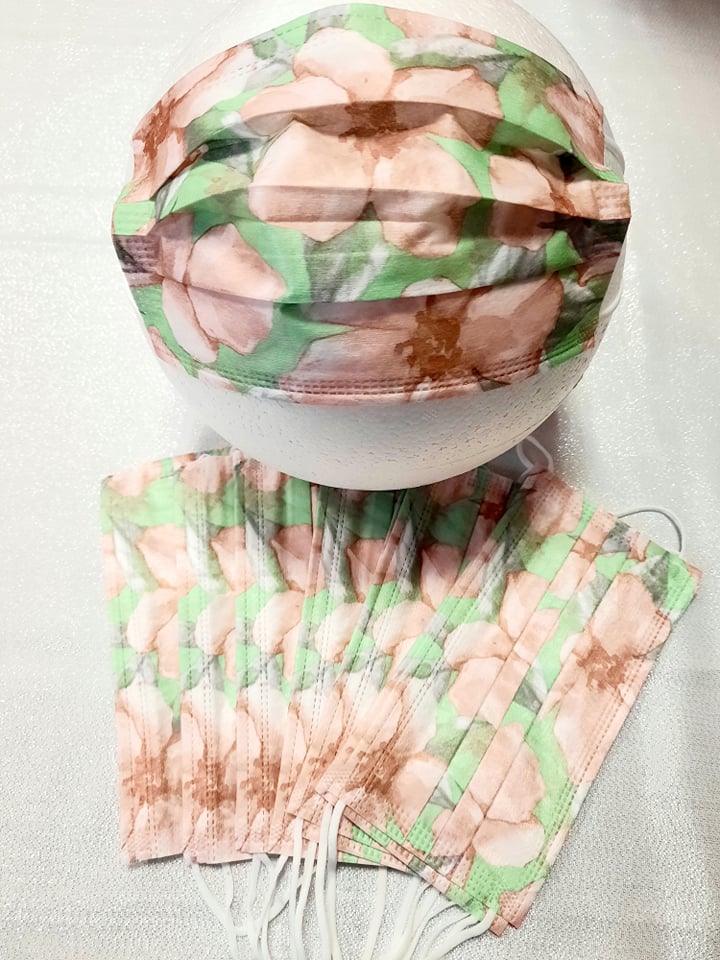 Ochranné rúško z netkanej textílie s výstužou nosa - 1 ks