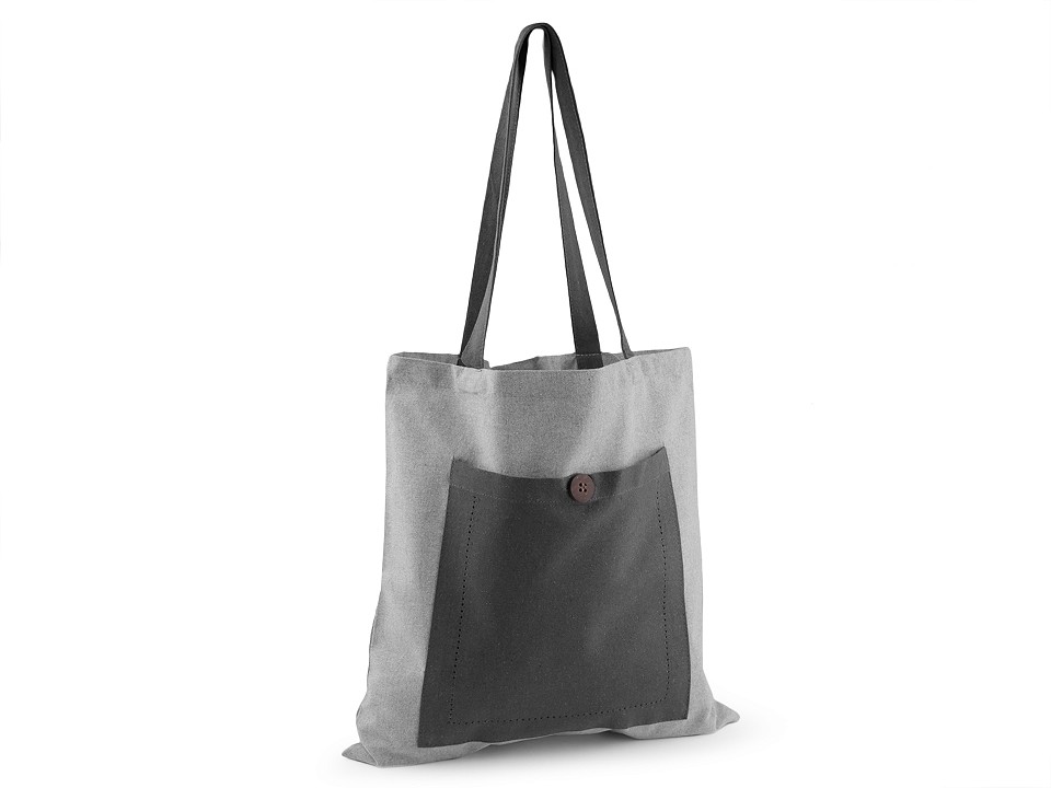 Textilná taška s vreckom 40x45 cm - 1 ks