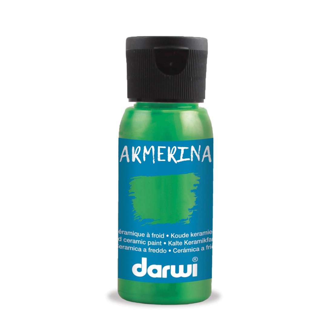 DARWI Armerina farba na porcelán bez vypaľovania 50ml svetlozelená