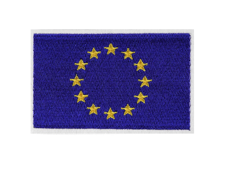 Nažehlovačka vlajka  EÚ - 1 ks