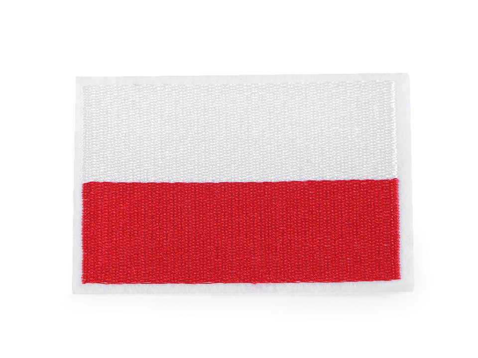 Nažehlovačka vlajka  Poľsko - 1 ks