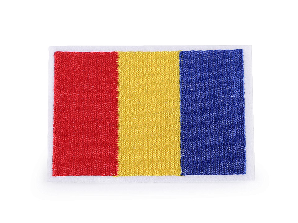 Nažehlovačka vlajka  Rumunsko - 1 ks
