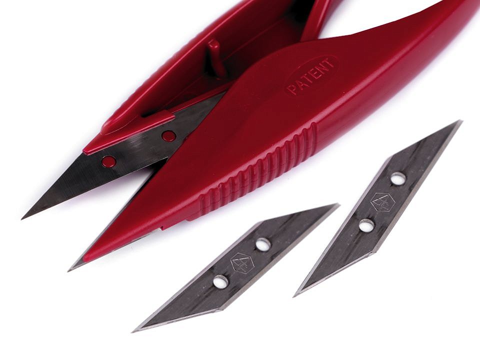 Nožničky PIN cvakačky veľmi ostré s náhradným ostrím dĺžka 11 cm - 1ks