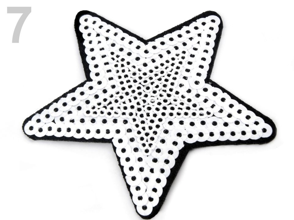 Nažehlovačka hviezda - 1 ks