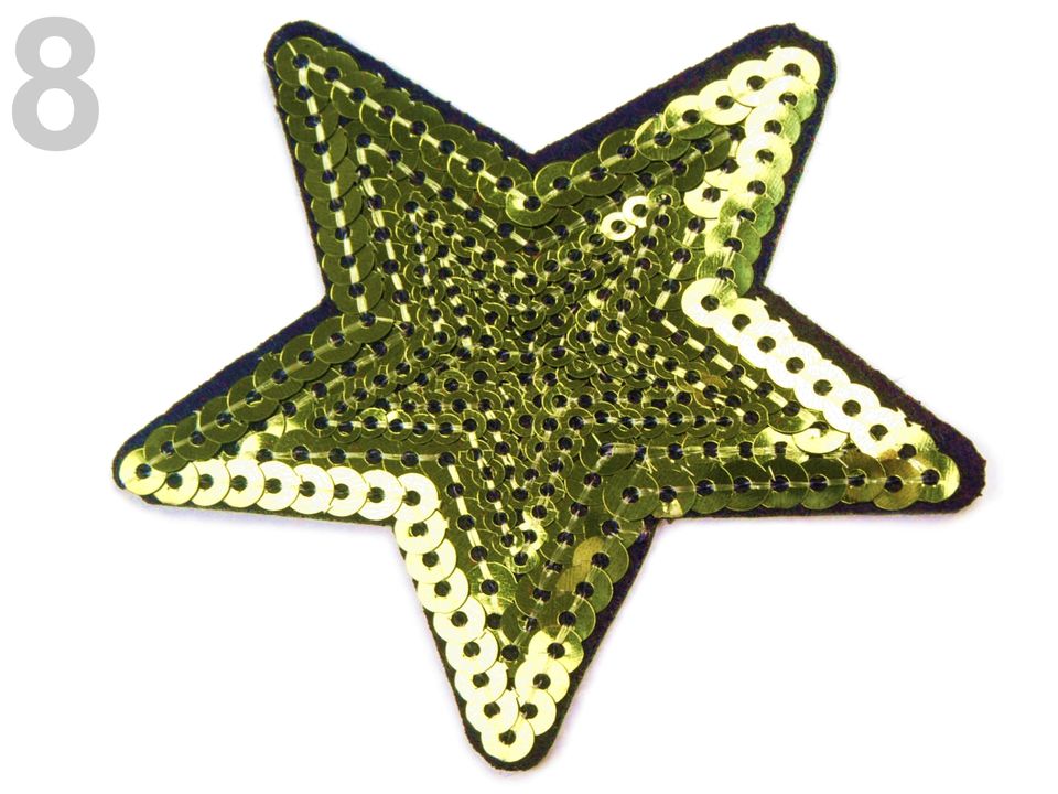 Nažehlovačka hviezda - 1 ks