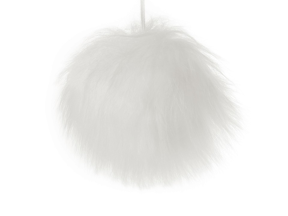 Kožušinový brmbolec Ø12 cm - 1 ks