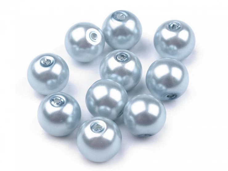Sklenené voskové perly Ø8 mm - 50g