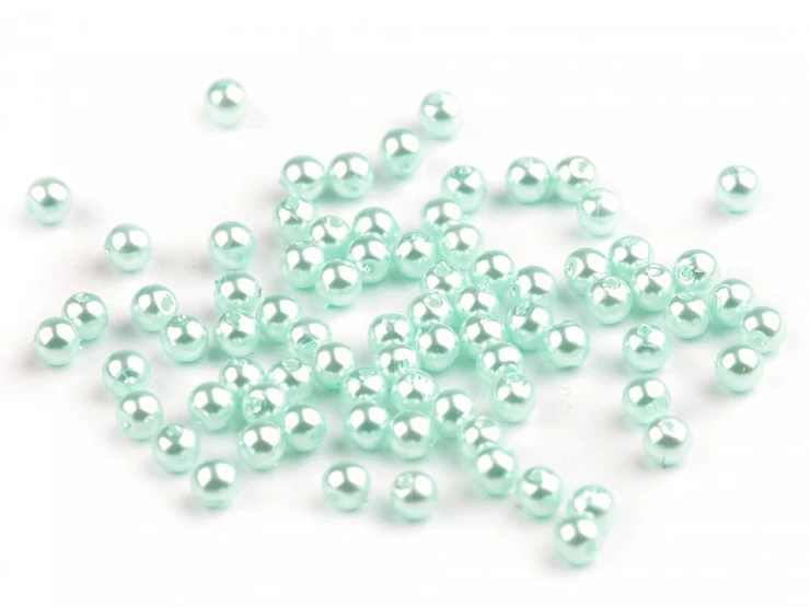 Plastové voskové koráliky / perly Glance Ø5 mm - 10 g