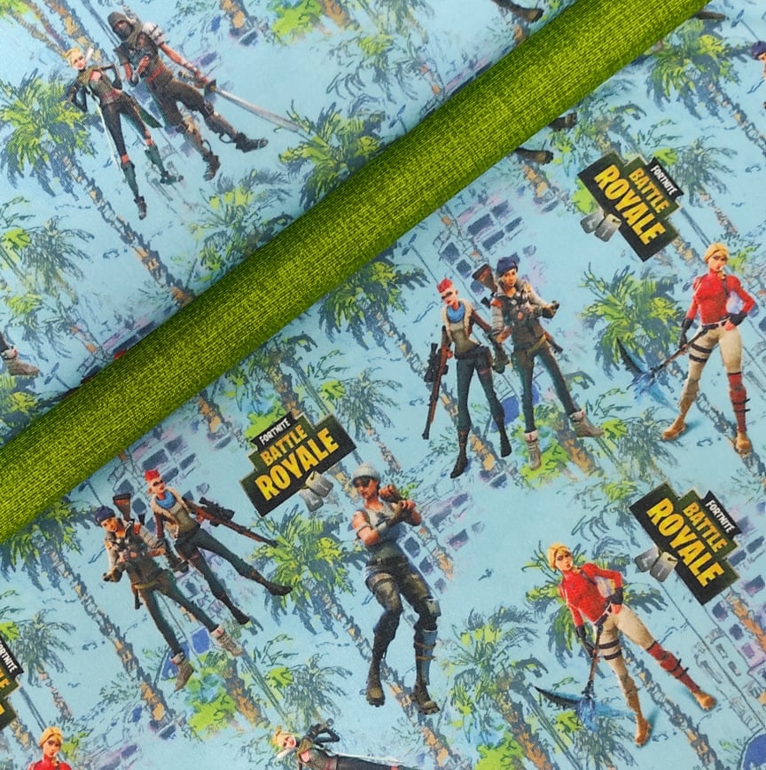 "FORTNITE" NA ZELENOMODREJ TEPLÁKOVINE