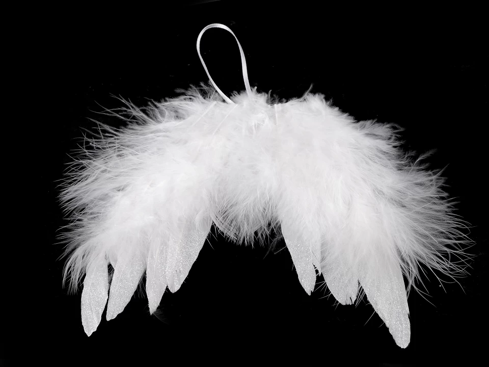 Dekorácie anjelské krídla s glitrami