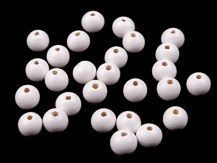 Drevené korálky Ø10 mm - 20g