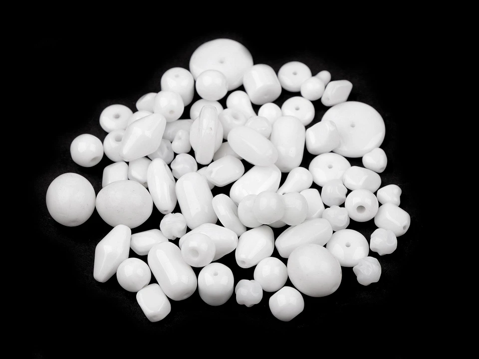 Sklenené koráliky ramš - 50g