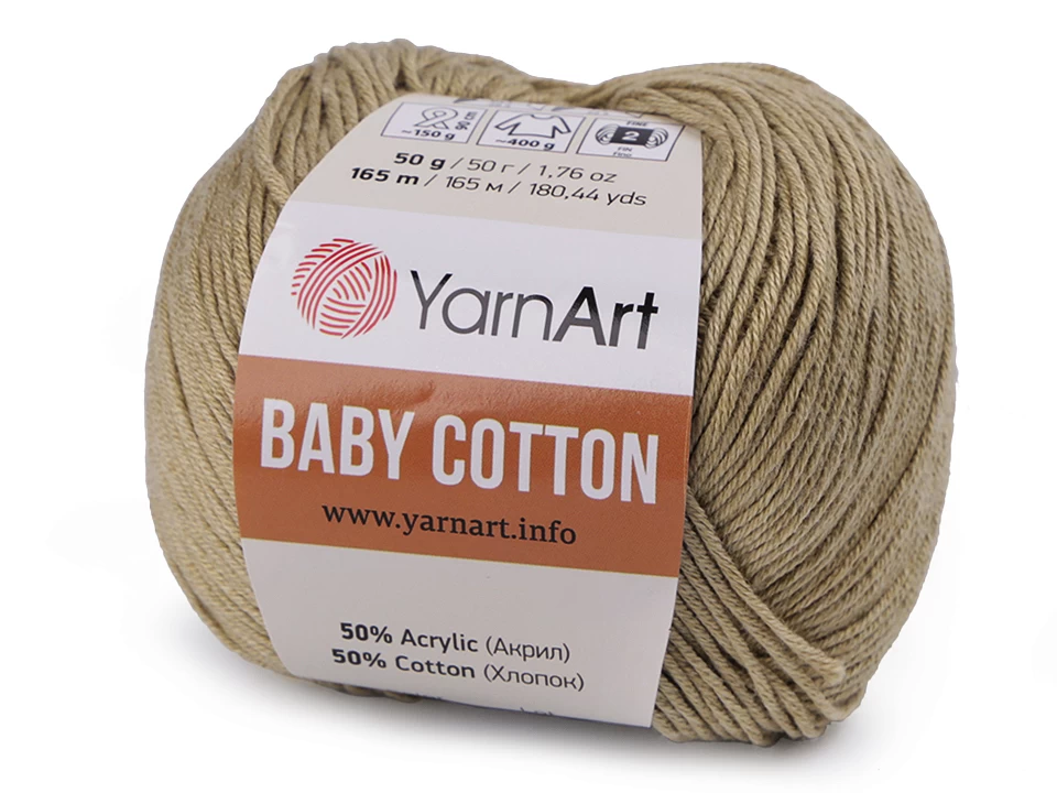 Pletacia priadza YarnArt Baby Cotton 50g