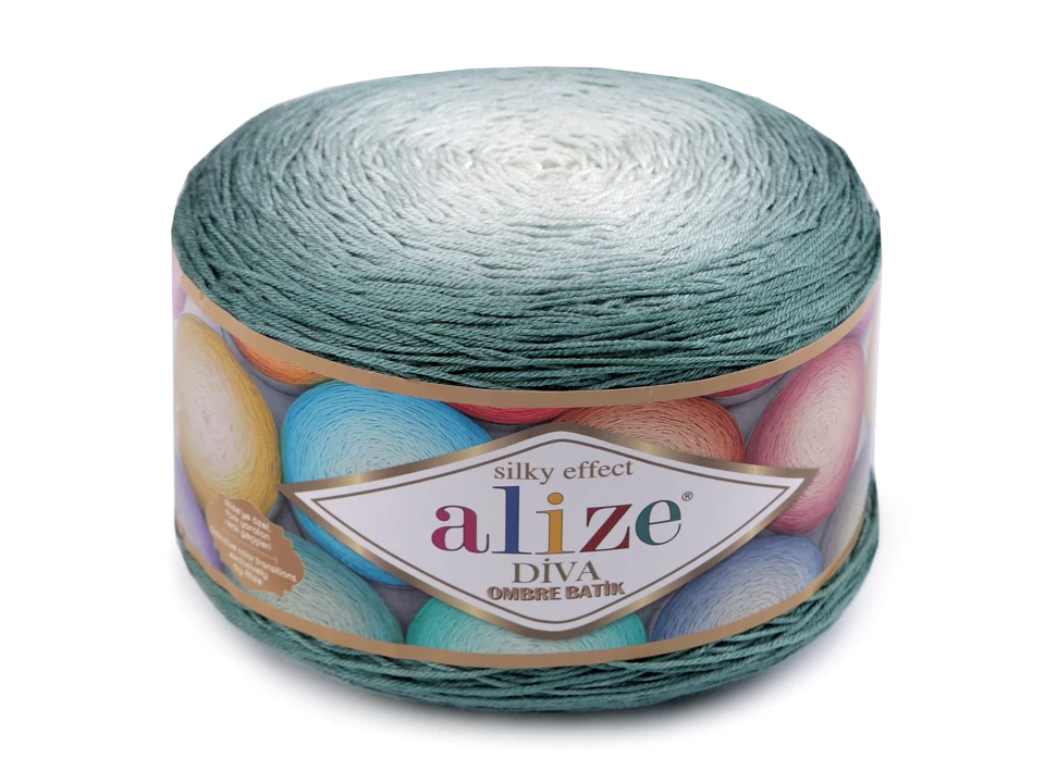 Pletacia priadza Diva Ombre Batik 250 g - 1ks
