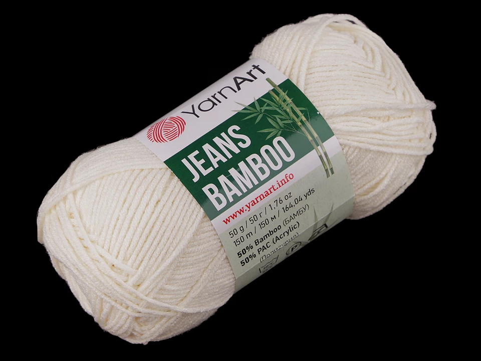 Pletacia priadza YarnArt Jeans Bamboo 50 g