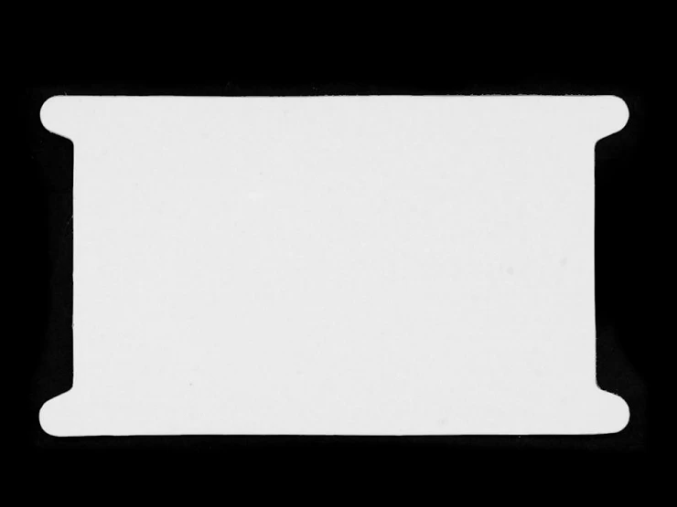 Papierová karta 12,5x22,5 cm s výrezom - 20ks