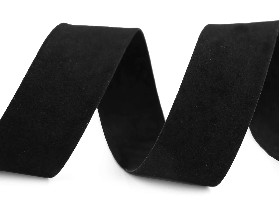 Semišová stuha velvet obojstranná šírka 25 mm -1m