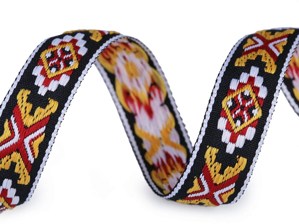 Prámik / vzorovka indiánsky motív šírka 20 mm - 2 m