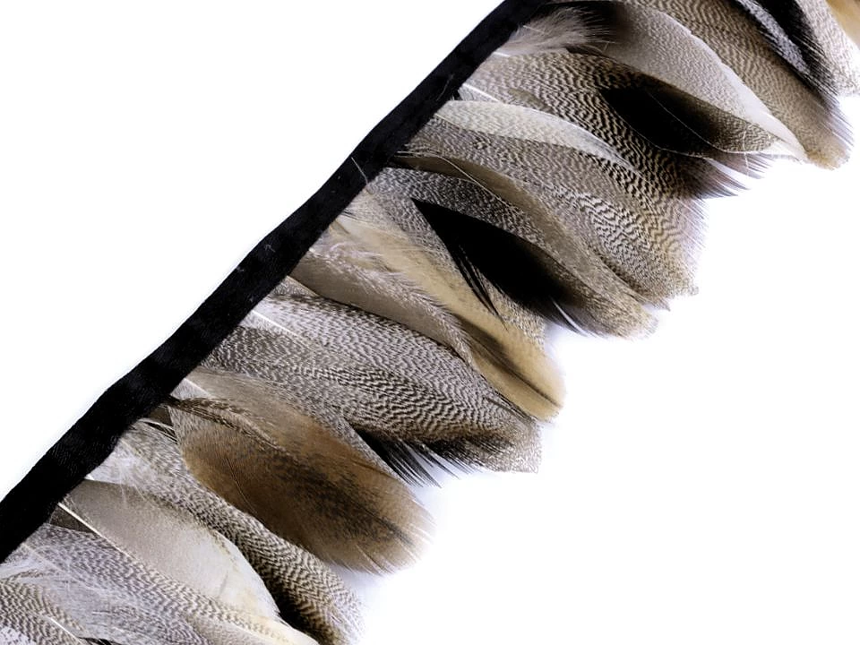 Prámik - kačacie perie šírka 7 cm -1m