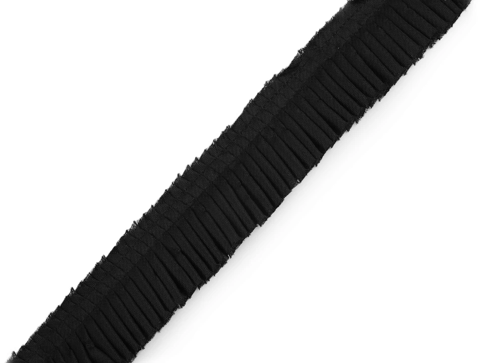 Volánik skladaný šírka 40 mm -1m