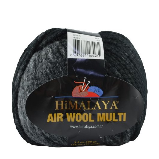 Pletacia priadza Himalaya Air wool multi 100g