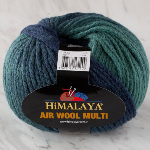 Pletacia priadza Himalaya Air wool multi 100g