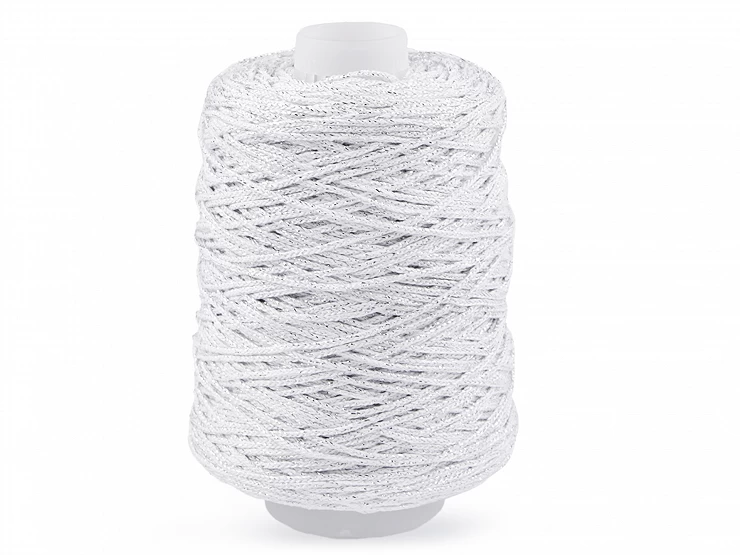 Pletacia priadza Chic s lurexom, macrame 300 g - 1ks