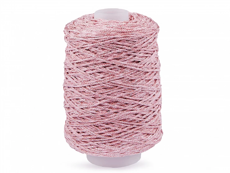 Pletacia priadza Chic s lurexom, macrame 300 g - 1ks