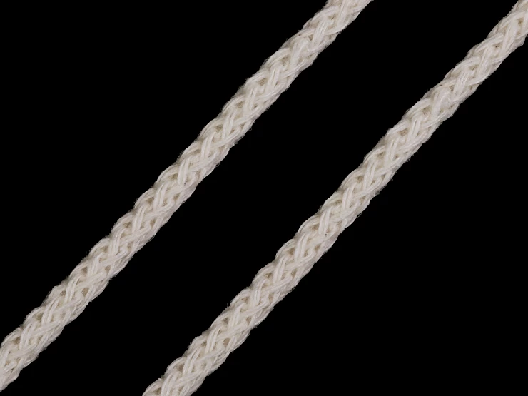Odevná šnúra / priadza macrame Ø4 mm - 10m