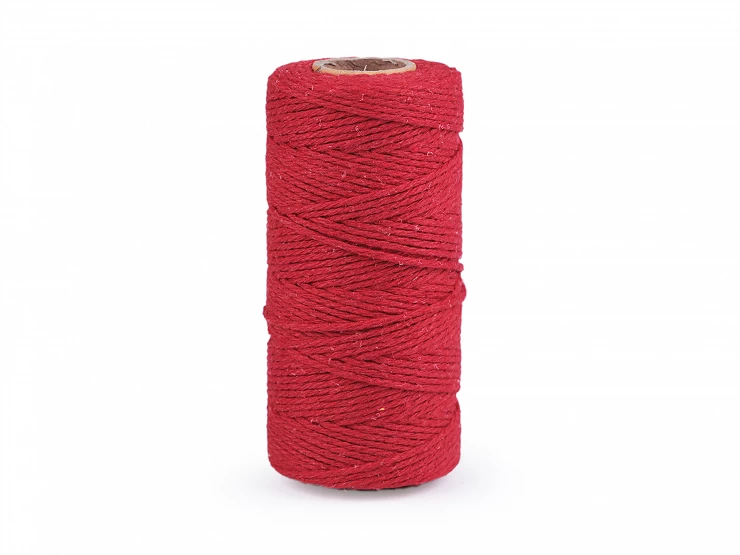 Bavlnená priadza macrame / háčkovacia - 1ks