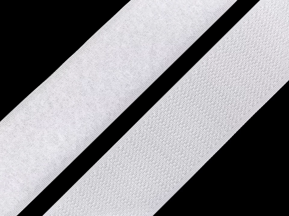 Suchý zips háčik + plyš šírka 30 mm - 1 m