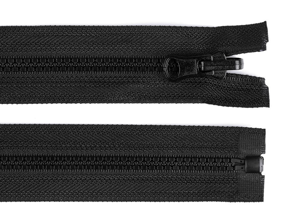 Kostený zips šírka 5 mm dĺžka 50 cm obojstranný - 1 ks