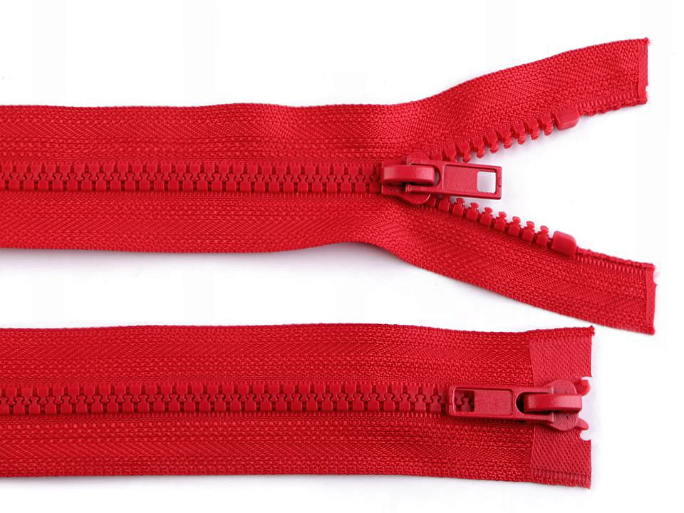 Zips kostený 5 mm deliteľný 2 jazdce / dvojcestný 65 cm bundový -1ks