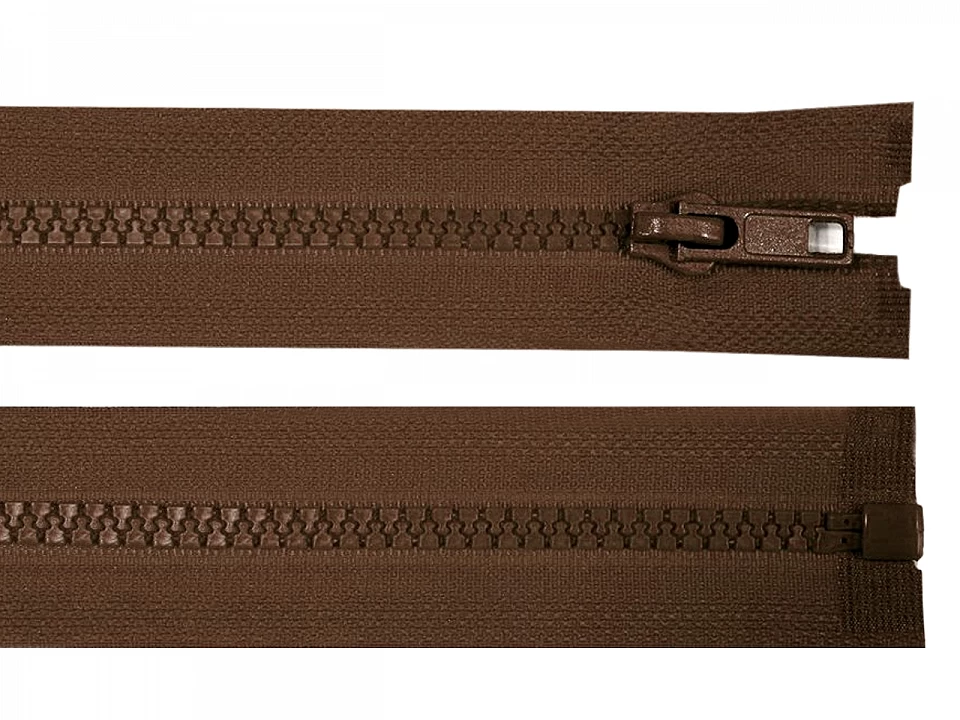 Kostený zips šírka 5 mm dĺžka 35 cm bundový -1ks